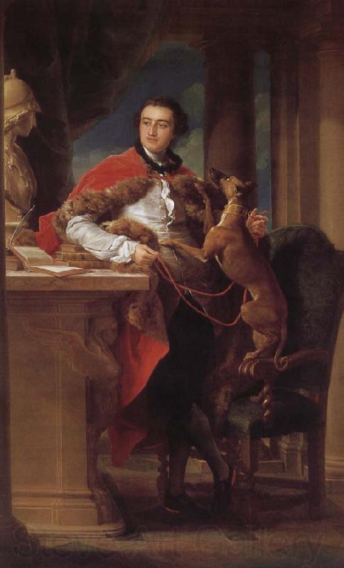 Pompeo Batoni Charles Compton, North Khan Compton VII command